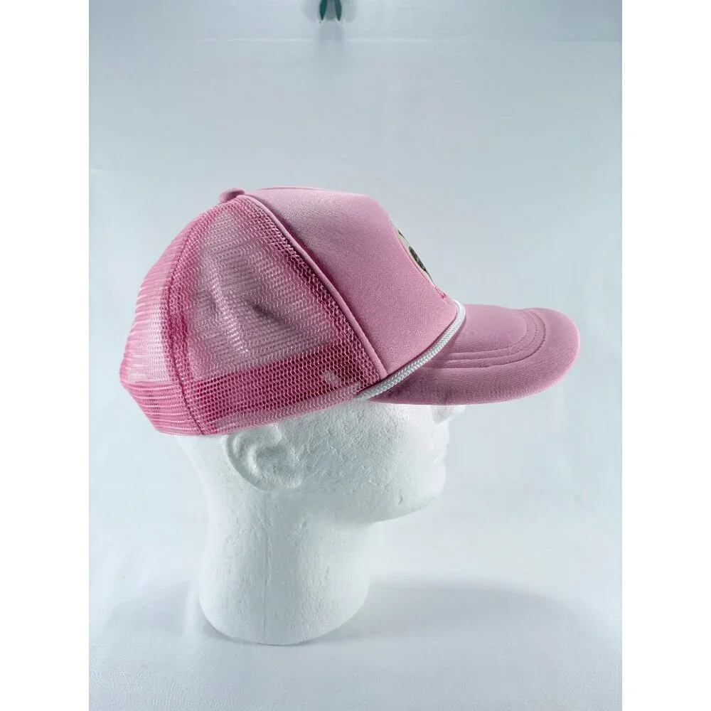 Simply Southern‎ Embroidered Sloth Hang In There Pink Snapback Trucker Hat